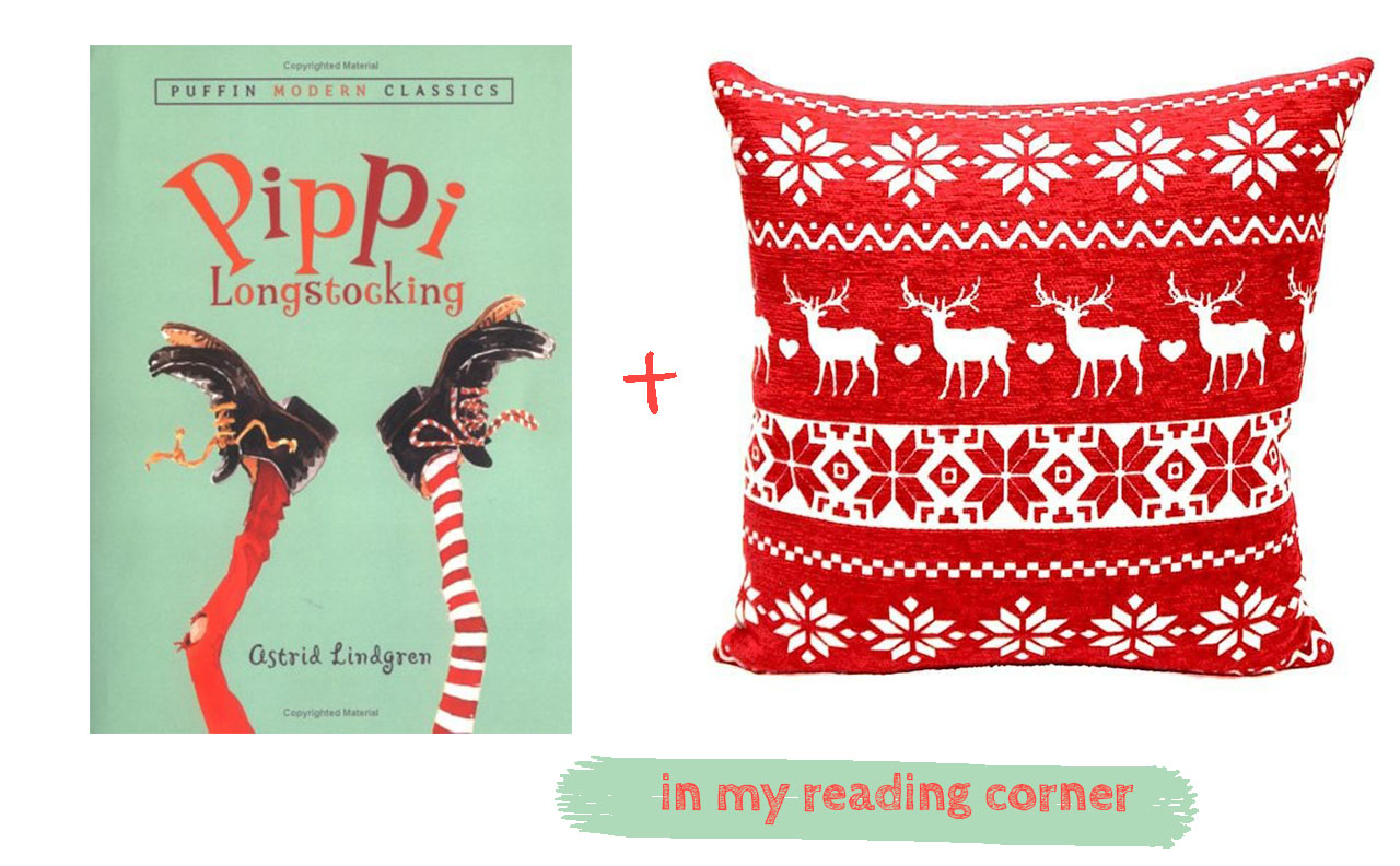 In my reading corner-Pippi Longstocking