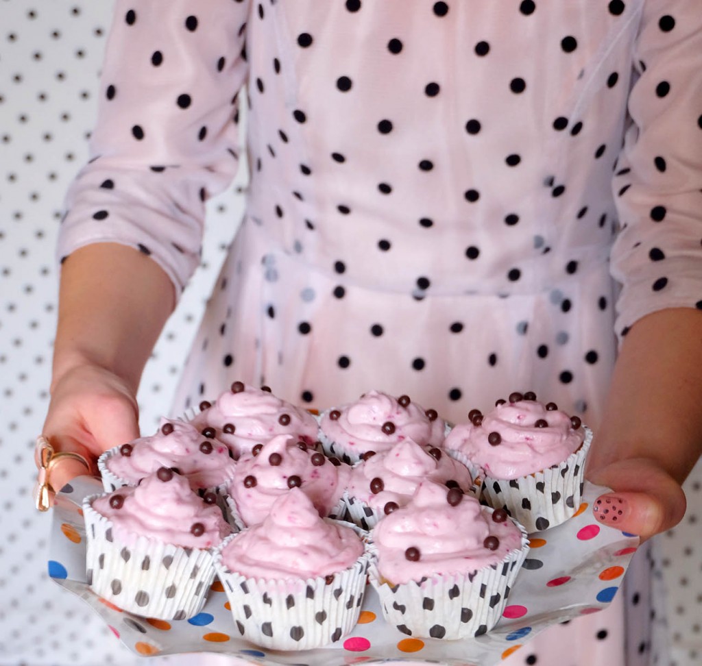 cupcakes à pois
