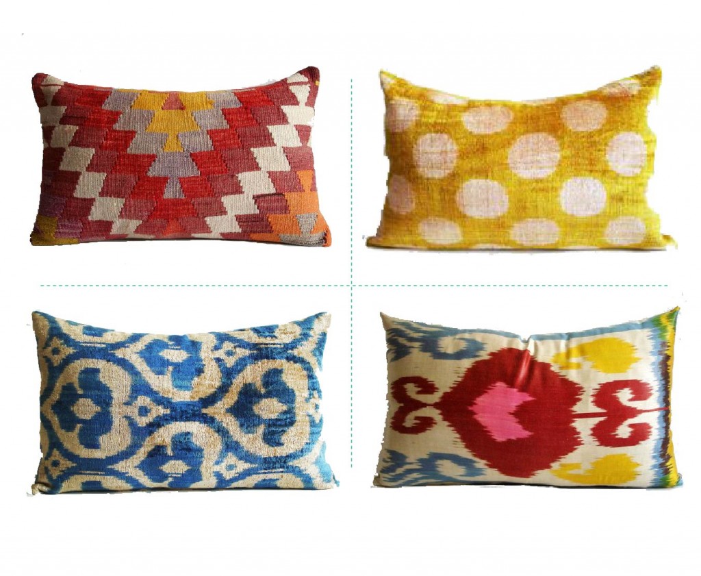 cushions made of vintage turkish textiles by Sukan on Etsy l Mademoiselle Bagatelles l fashion, design and food blog