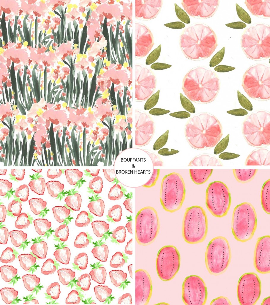 print and pattern inspiration l bouffants and broken hearts by Kendra Dandy l Mademoiselle Bagatelles l design, fashion and food blog
