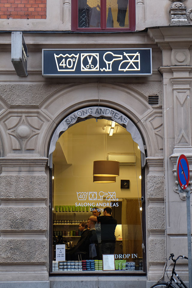 Stockholm weekend guide-hairdresser shop