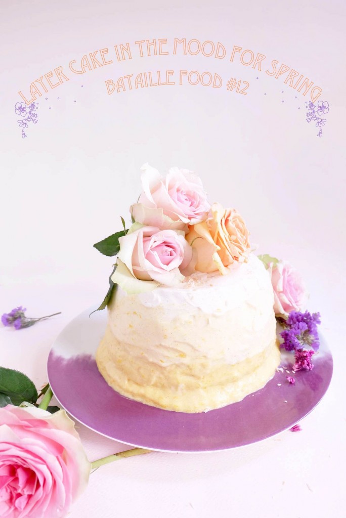 Ombre mango layer cake l bataille food #12 l mademoiselle bagatelles