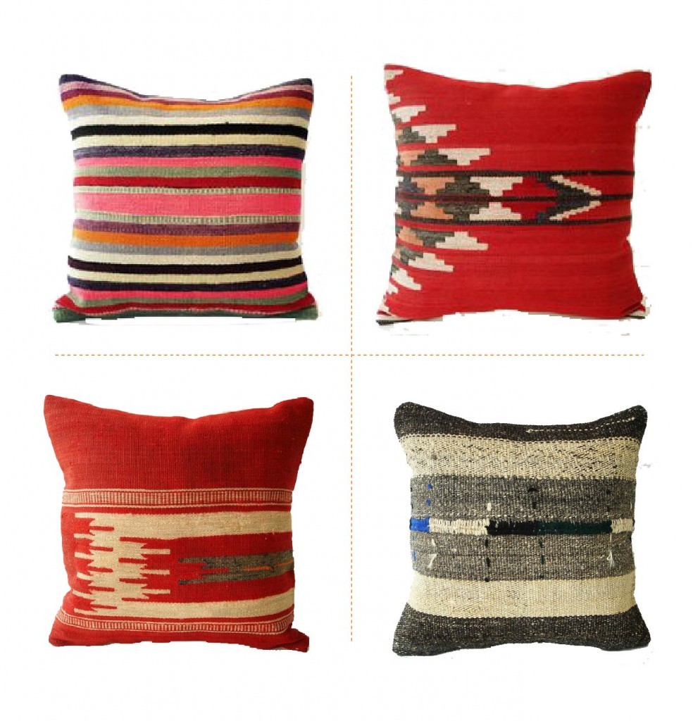cushions made of vintage turkish textiles by Sukan on Etsy l Mademoiselle Bagatelles l fashion, design and food blog